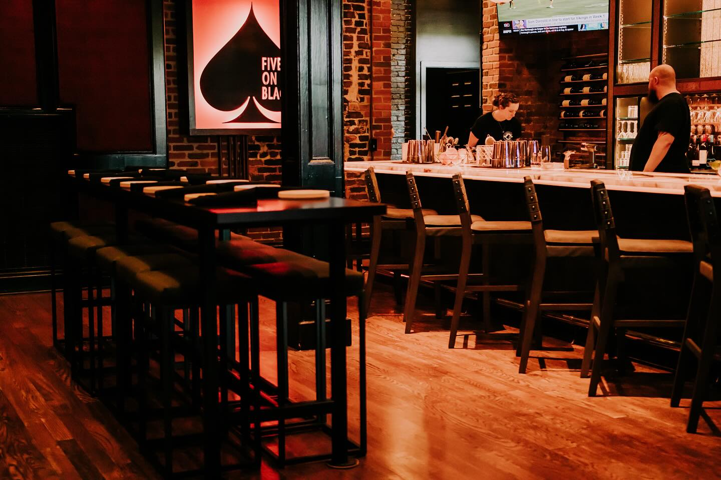 Bar at Five on Black